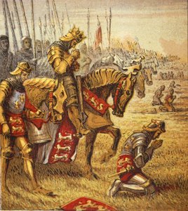 La batalla de Agincourt de English School